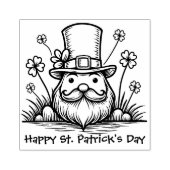 Custom text, Clover Caper Rubberstempel (Afrduk)
