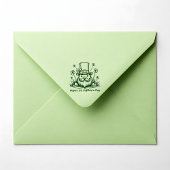 Custom text, Clover Caper Rubberstempel