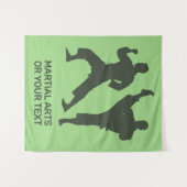 Custom Text & Color Martial Arts Wandkleed (Voorkant (horizontaal))