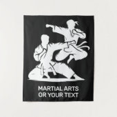 Custom Text & Color Martial Arts Wandkleed (Voorkant)