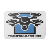 Custom Text Drone Badmat (Voorkant)