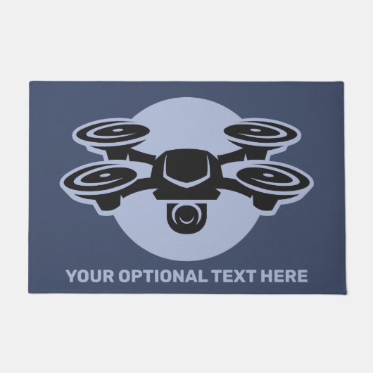 Custom Text Drone Deurmat (Voorkant)