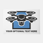 Custom Text Drone Deurmat (Voorkant)