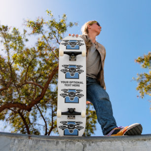 Custom Text Drone Persoonlijk Skateboard