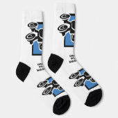 Custom Text Drone Sokken (Rechts)