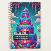 Custom Text Fantasy Sweet Treat Tower Planner (Voorkant)