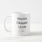 Custom Text Funny Humor World's Okayest oom Coff Koffiemok (Links)