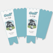 Custom Text Golf is Life Bedankdoosjes (Ongevouwen)