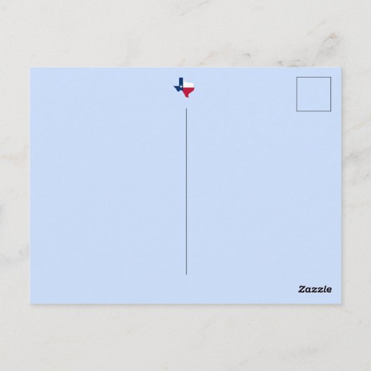 Custom Text Historic State Capitol Austin Texas Briefkaart (Achterkant)