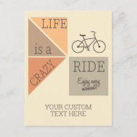 Custom Text Life is een Crazy Ride
