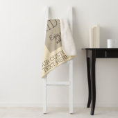 Custom Text Life is een Crazy Ride Sherpa Deken (In situ)