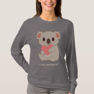 Custom Text Love Koala T-shirt