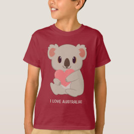 Custom Text Love Koala T-Shirt