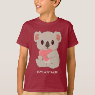 Custom Text Love Koala T-Shirt