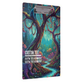 Custom Text Magical Jungle Monkeys & Leopard Klembord (Rechts)