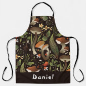 Custom Text Mushroom Lover Schort (Voorkant)