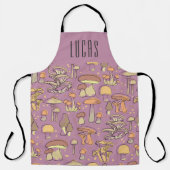 Custom Text Mushroom Lover Schort (Voorkant)