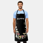 Custom Text Mushroom Lover Schort (Gedragen)