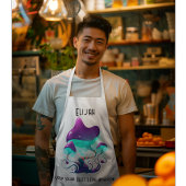 Custom Text Mushroom Lover Schort