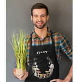 Custom Text Mushroom Lover Schort