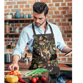 Custom Text Mushroom Lover Schort