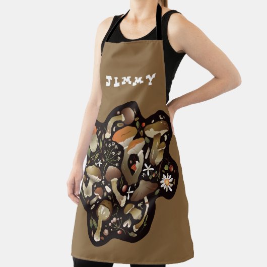 Custom Text Mushroom Lover Schort (Insitu)