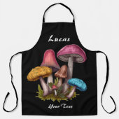 Custom Text Mushroom Lover Schort (Voorkant)