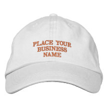 Custom Text & Name Design for Embroidered Hats