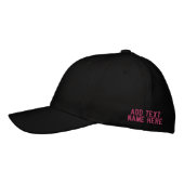 Custom Text Name Hat Your Embroidered Baseball Cap (Links)