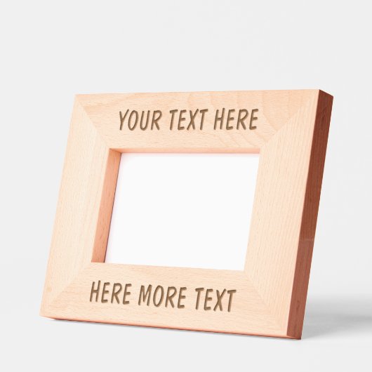 Custom Text Name Laser Etched Picture Frame Gegraveerde Lijstjes (Links)