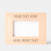 Custom Text Name Laser Etched Picture Frame Gegraveerde Lijstjes (Voorkant)