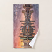 Custom Text New York City Skyline Handdoek (Handdoek)