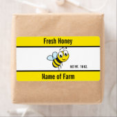 Custom Text on Honey Jar Label (Insitu)