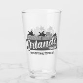 Custom Text Orlando Florida Glas (Achterkant)