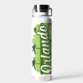 Custom Text Orlando Florida Waterfles (Achterkant)