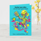 Custom text, Padel Light-Years Ahead Kaart (Gele Bloem)