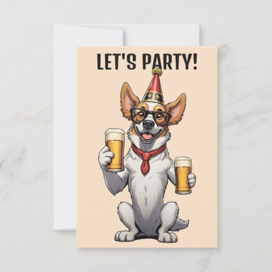 Custom Text Party Animal (Voorkant)