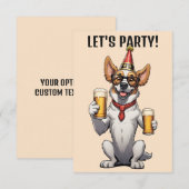 Custom Text Party Animal (Voorkant / Achterkant)