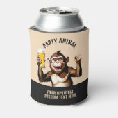 Custom Text Party Animal Blikjeskoeler (Blikje Achterkant)