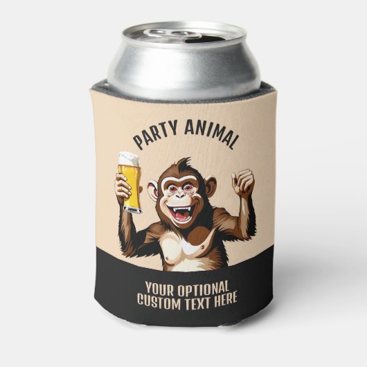 Custom Text Party Animal Blikjeskoeler (Blikje Achterkant)
