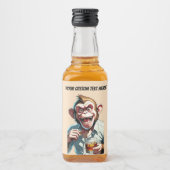 Custom Text Party Animal Likeurfles Etiket (Voorkant)