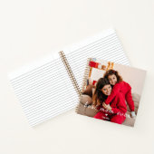 Custom Text & Photo l Best Mom Ever Script Heart  Notitieboek (Binnen)
