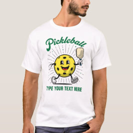 CUSTOM TEXT PICKLEBALL MASCOT by PickleballPlayers T-shirt