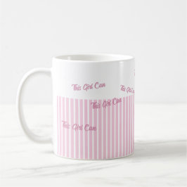 Custom Text Pink Koffiemok