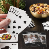 Custom Text Poker Card Personalize Photo Pokerkaarten (Insitu)