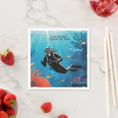 Custom Text Scuba Diver Servet (Insitu)