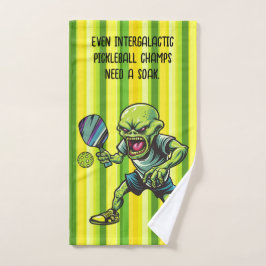 Custom text Sweat Like a Martian Handdoek