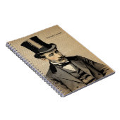 CUSTOM TEXT : The Gentleman | Notebook Journal Notitieboek (Rechterzijde)