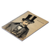 CUSTOM TEXT : The Gentleman | Notebook Journal Notitieboek (Linkerzijde)