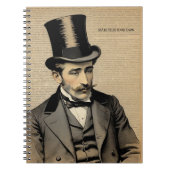 CUSTOM TEXT : The Gentleman | Notebook Journal Notitieboek (Voorkant)